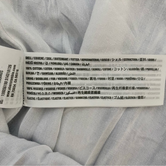 Abercrombie & Fitch Blue Striped Cotton Mini Sundress - Picture 8 of 10